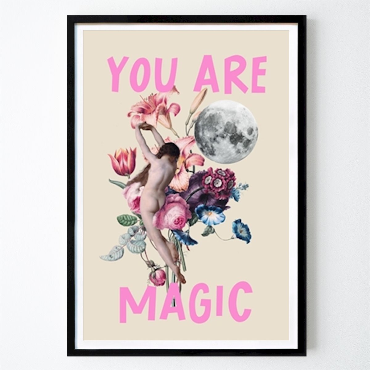 Quotes & Text Prints Poster: Magische collage van Grace Digital Art Co
