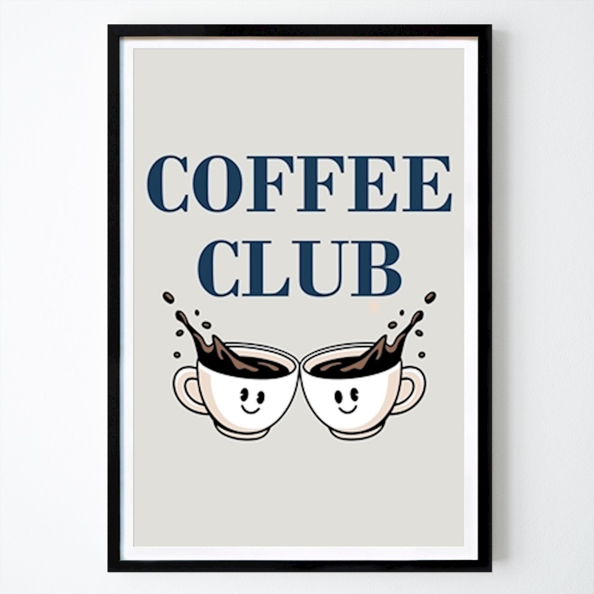 Kök Poster: Kaffeklubb kaffe skål av Mister 29