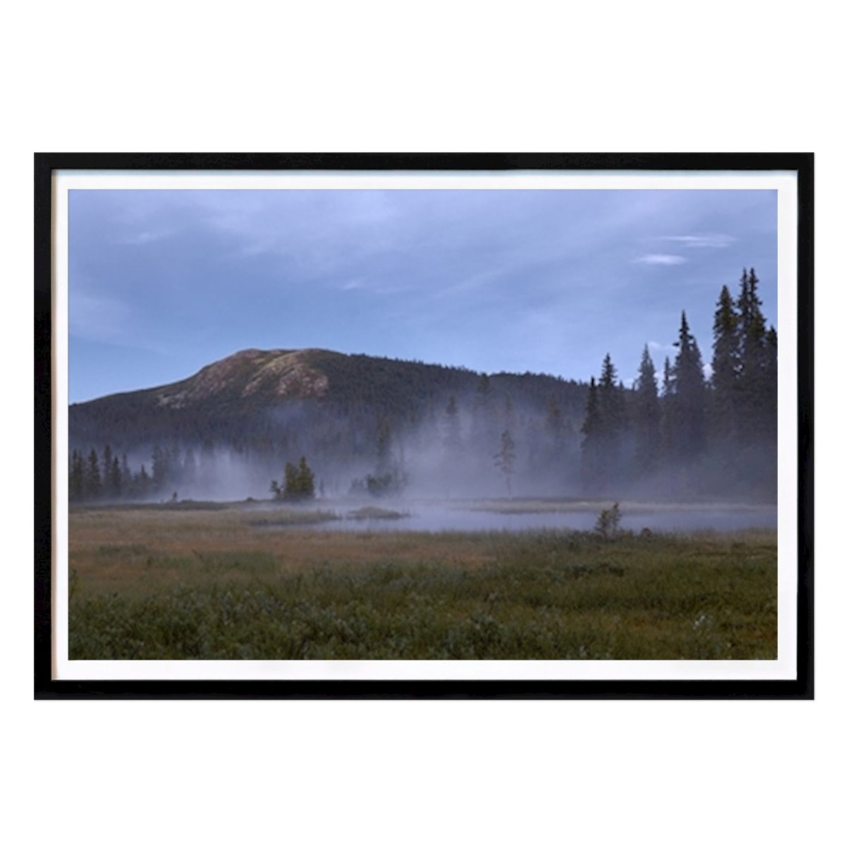 Natur Poster: Summer evening in the mountain av Hans Petter Birkeland