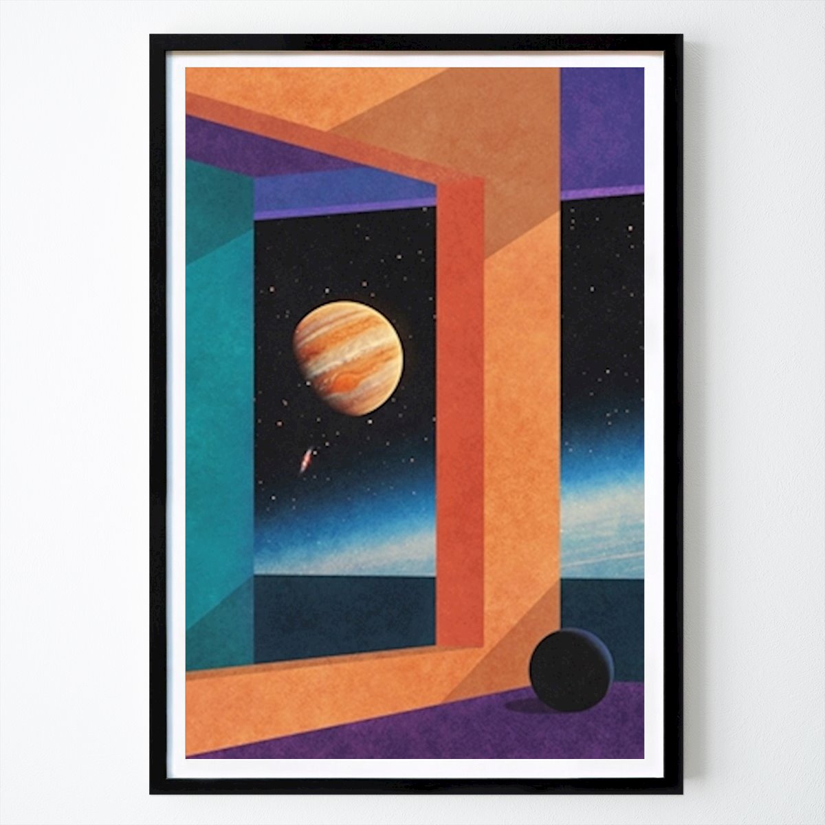 Retro & Vintage Poster: A Space With A View by Nibera