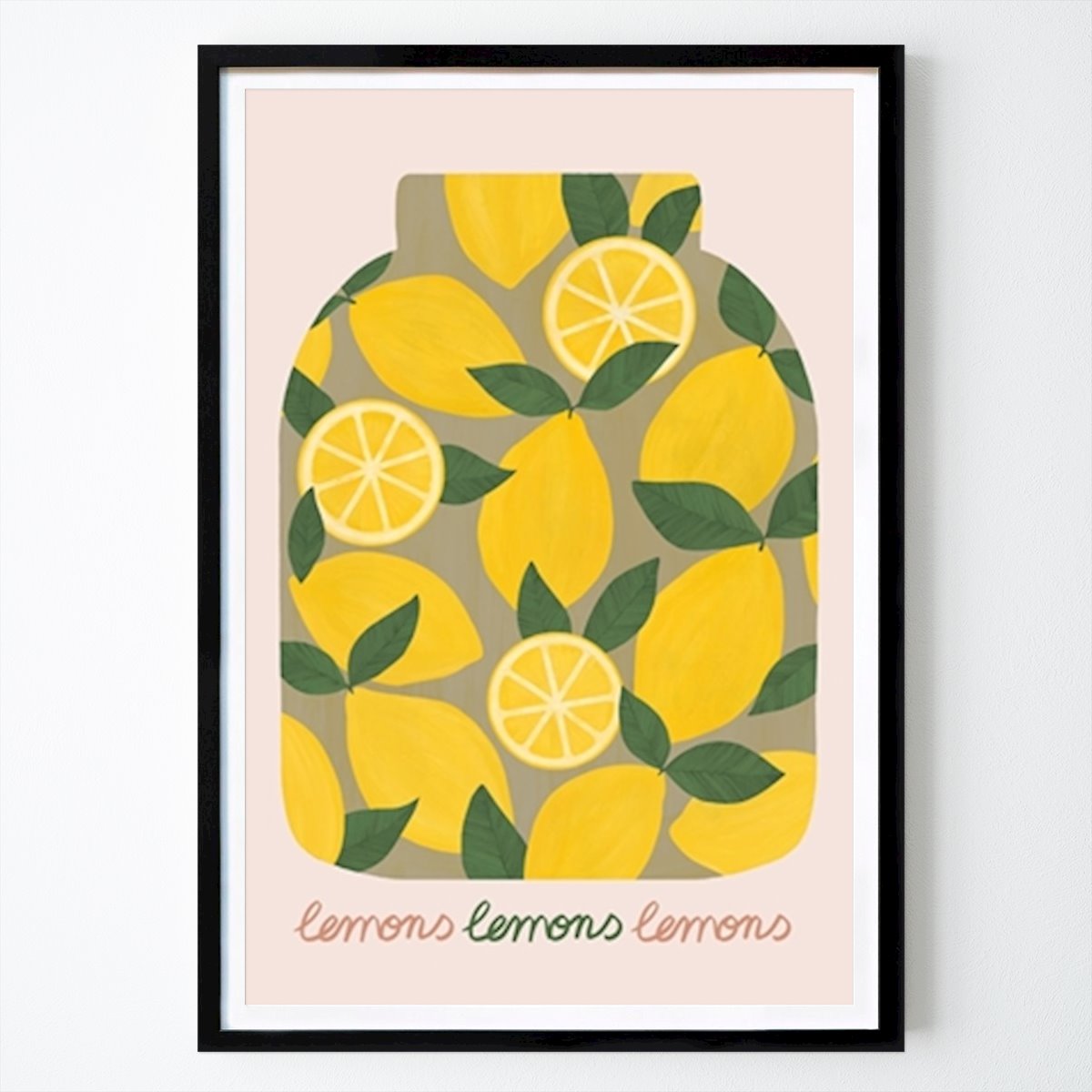 Kitchen Poster: Jar of canned lemons by Ana Martínez