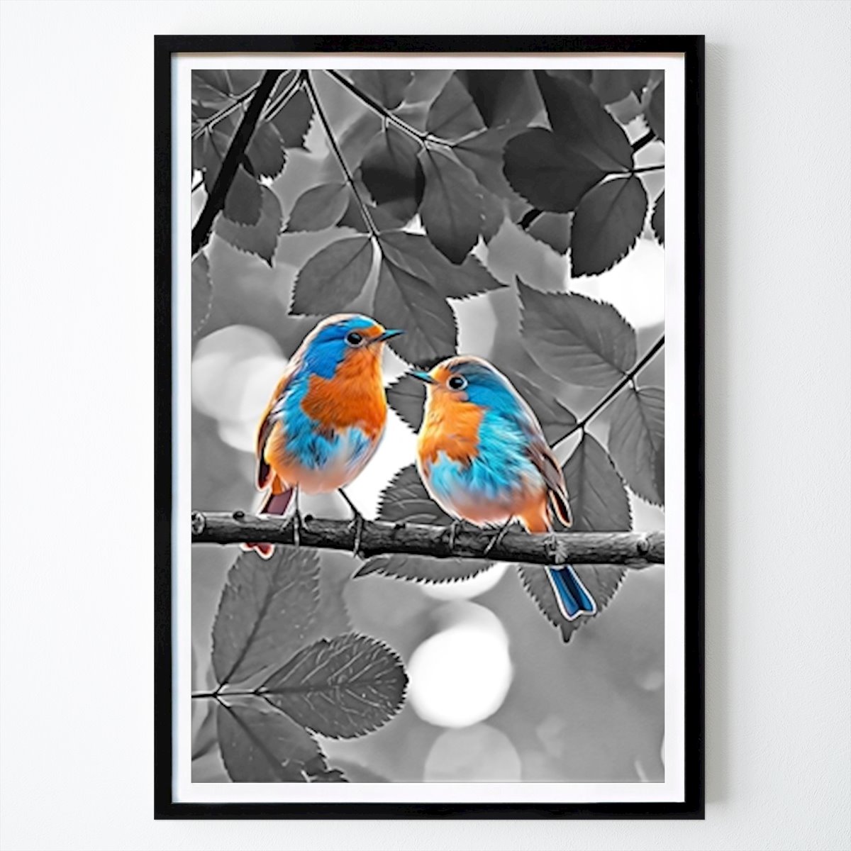 Animal Póster: Two birds in the tree de AMY