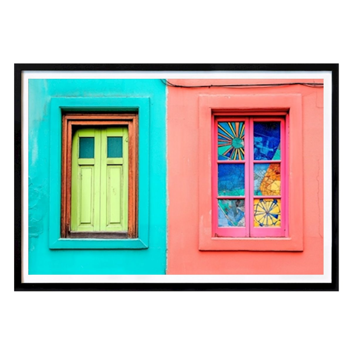 Architecture & Design Poster: Pastel Windows by Philippe HUGONNARD