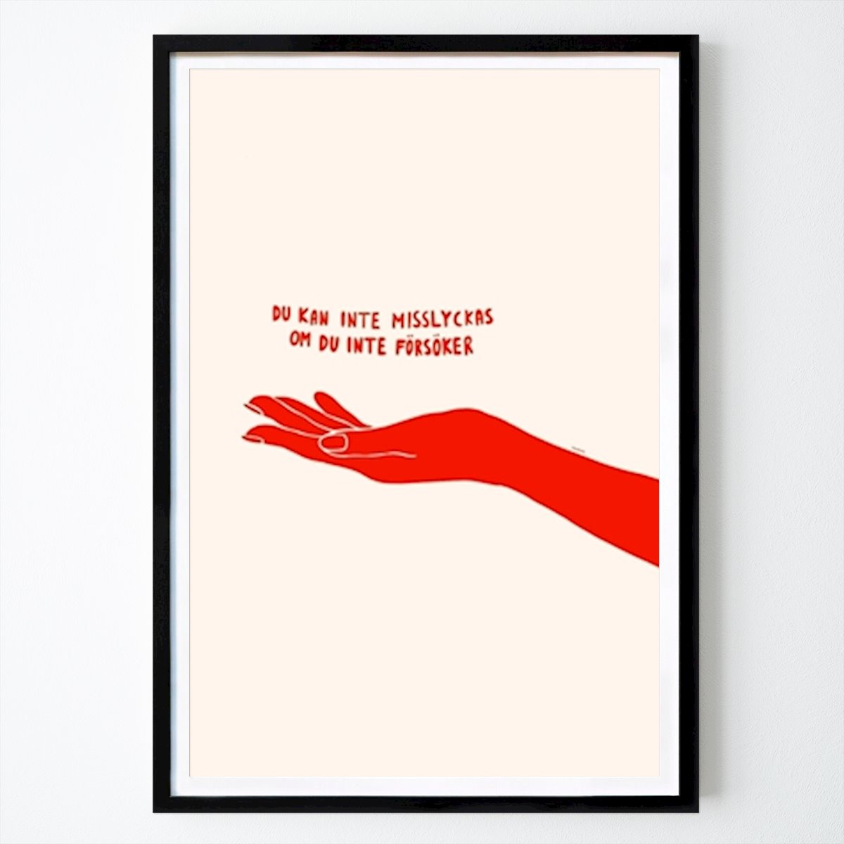 Art Poster: Trial and error von Wilma Wenåker