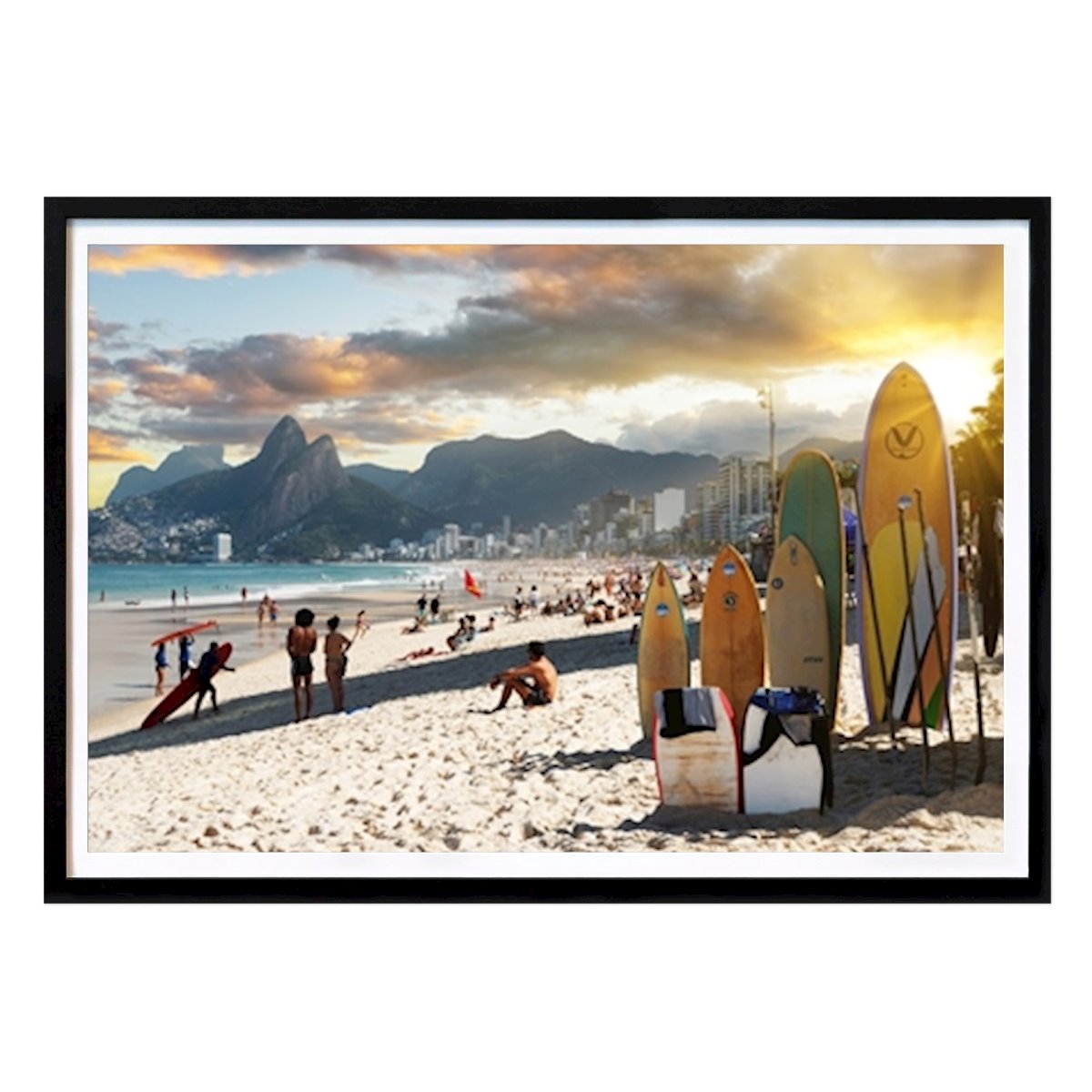 Nature Poster: Ipanema Beach by Philippe HUGONNARD