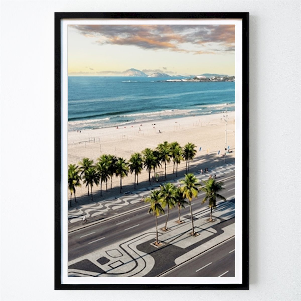 Naturaleza Póster: Copacabana Road Beach de Philippe HUGONNARD