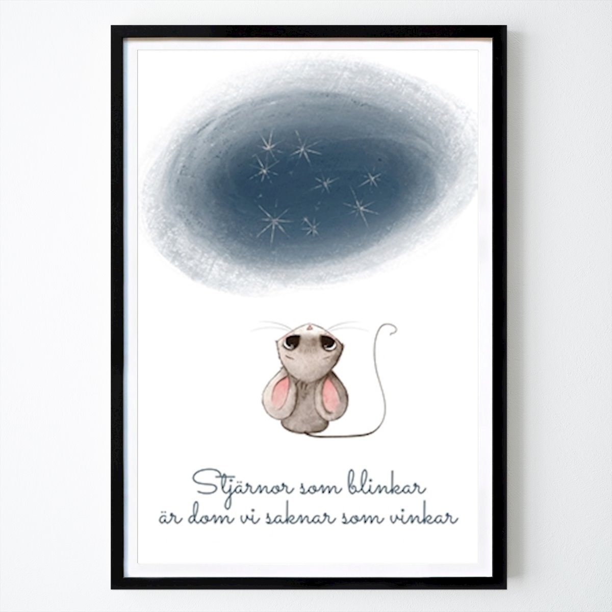Kids Room Poster: Stars that shine by Karin Lindström