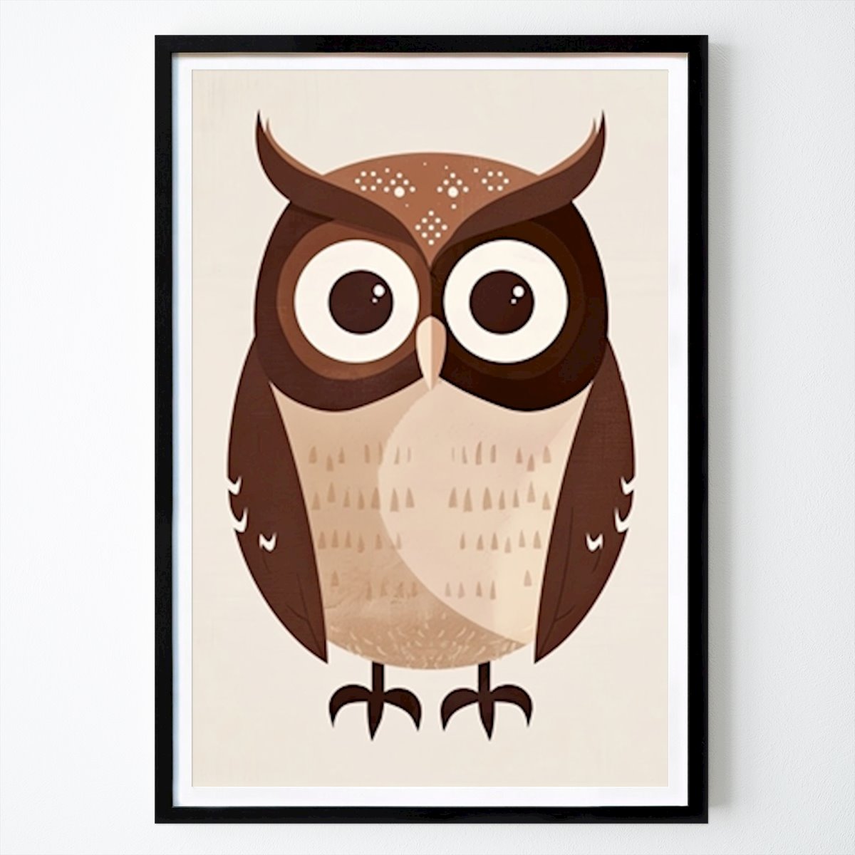 Kinder Poster: Weises Käuzchen von Happy Kids Posters