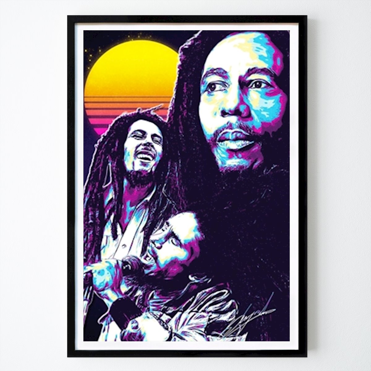 Retro & Vintage Poster: Bob Marley by ArtGionino