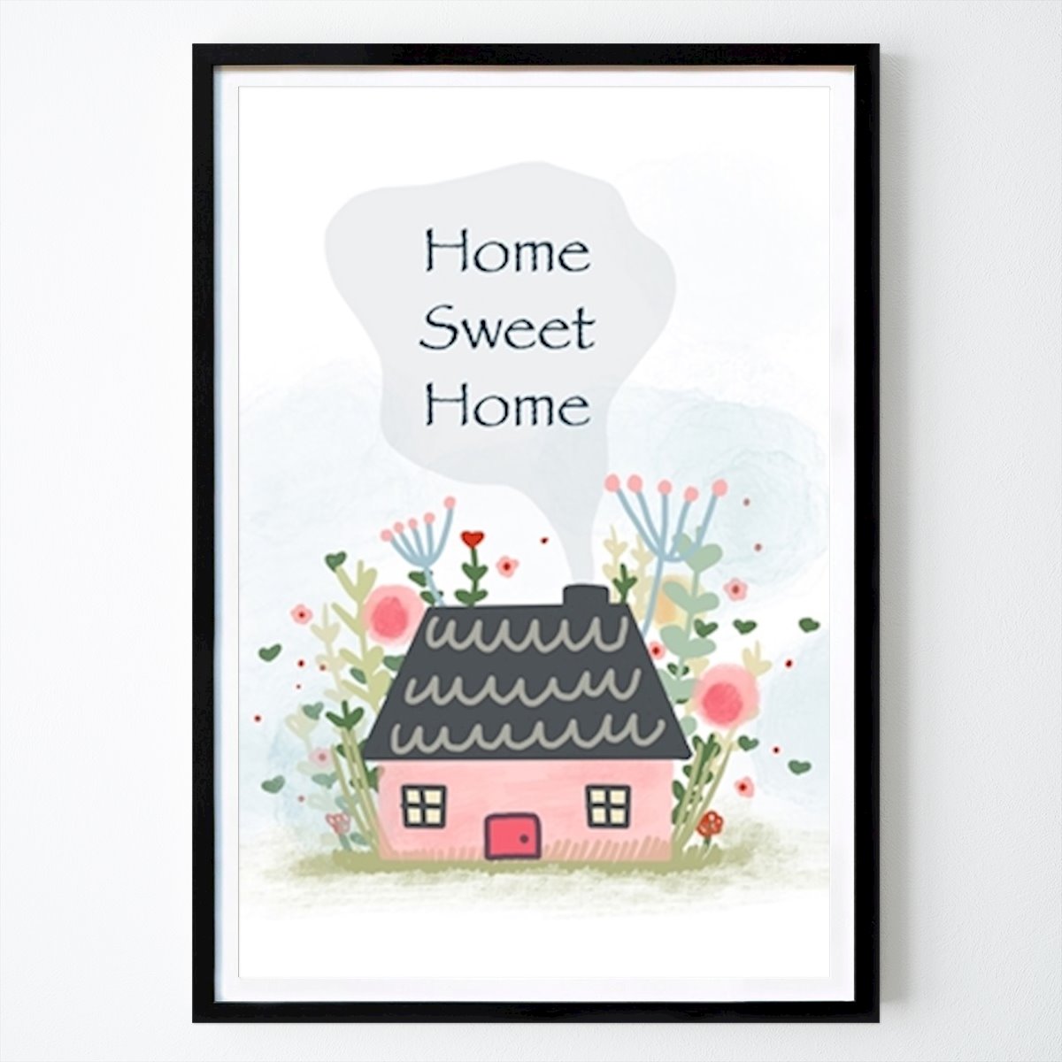 Illustration Plakat: Home Sweet Home av Kathrin Legg