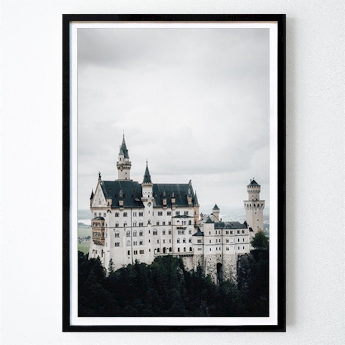 Architecture & Design Poster: Neuschwanstein Castle by Andreas Johansson Eriksson