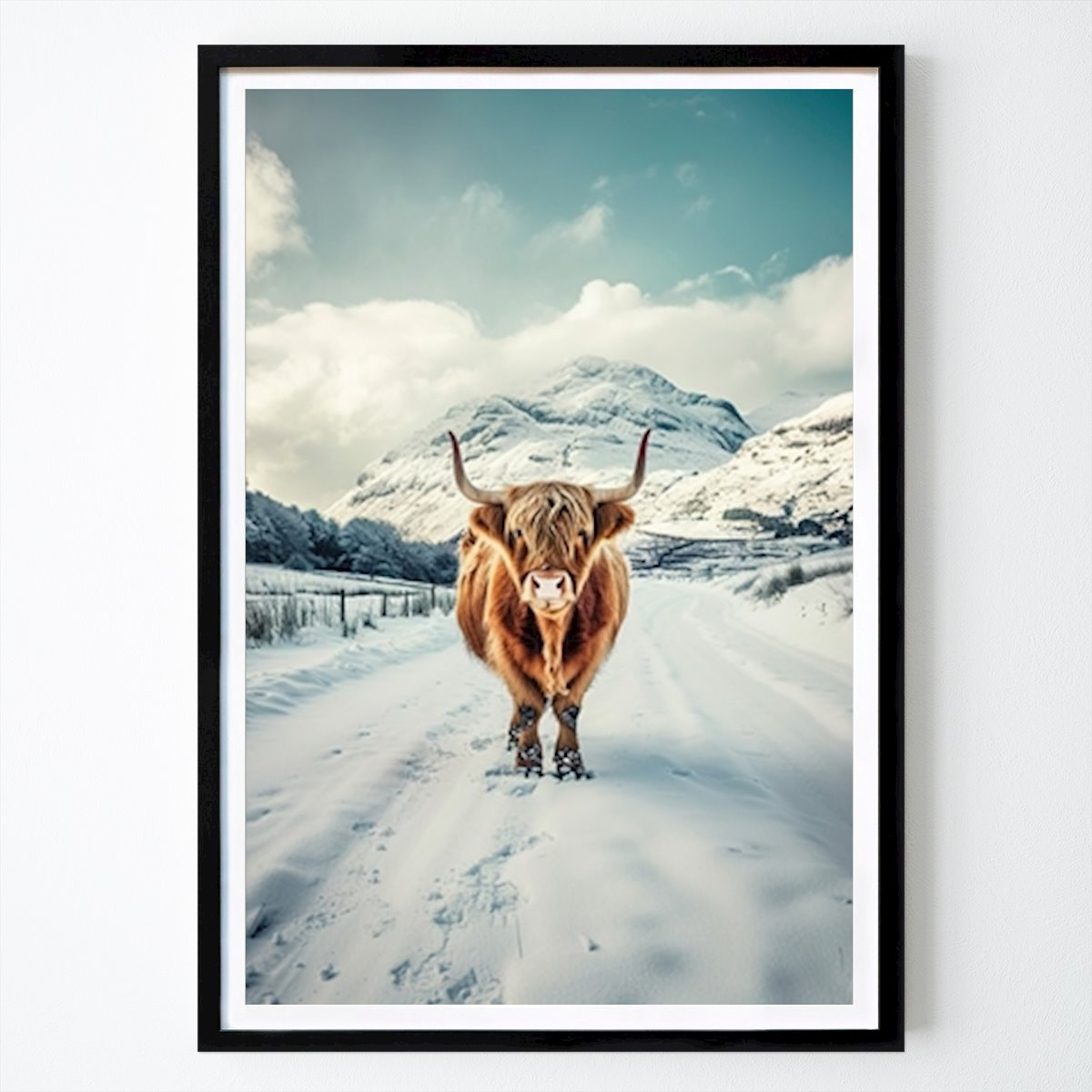 Byer & Steder Plakat: Highland Cow av Niklas Maximilian
