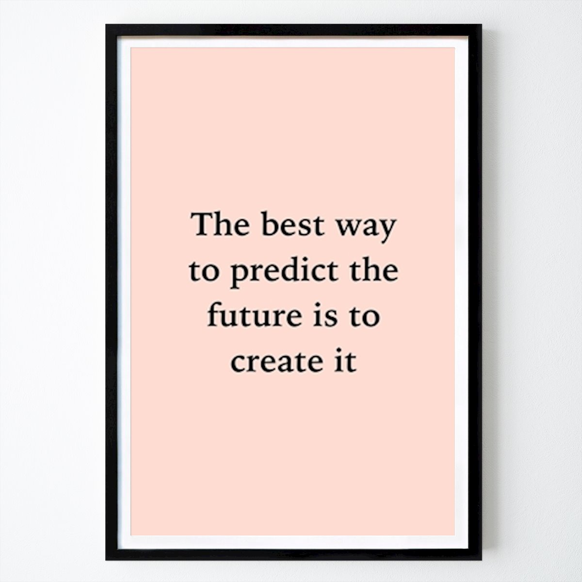Art Poster: Motivation der Textkunst von Olla