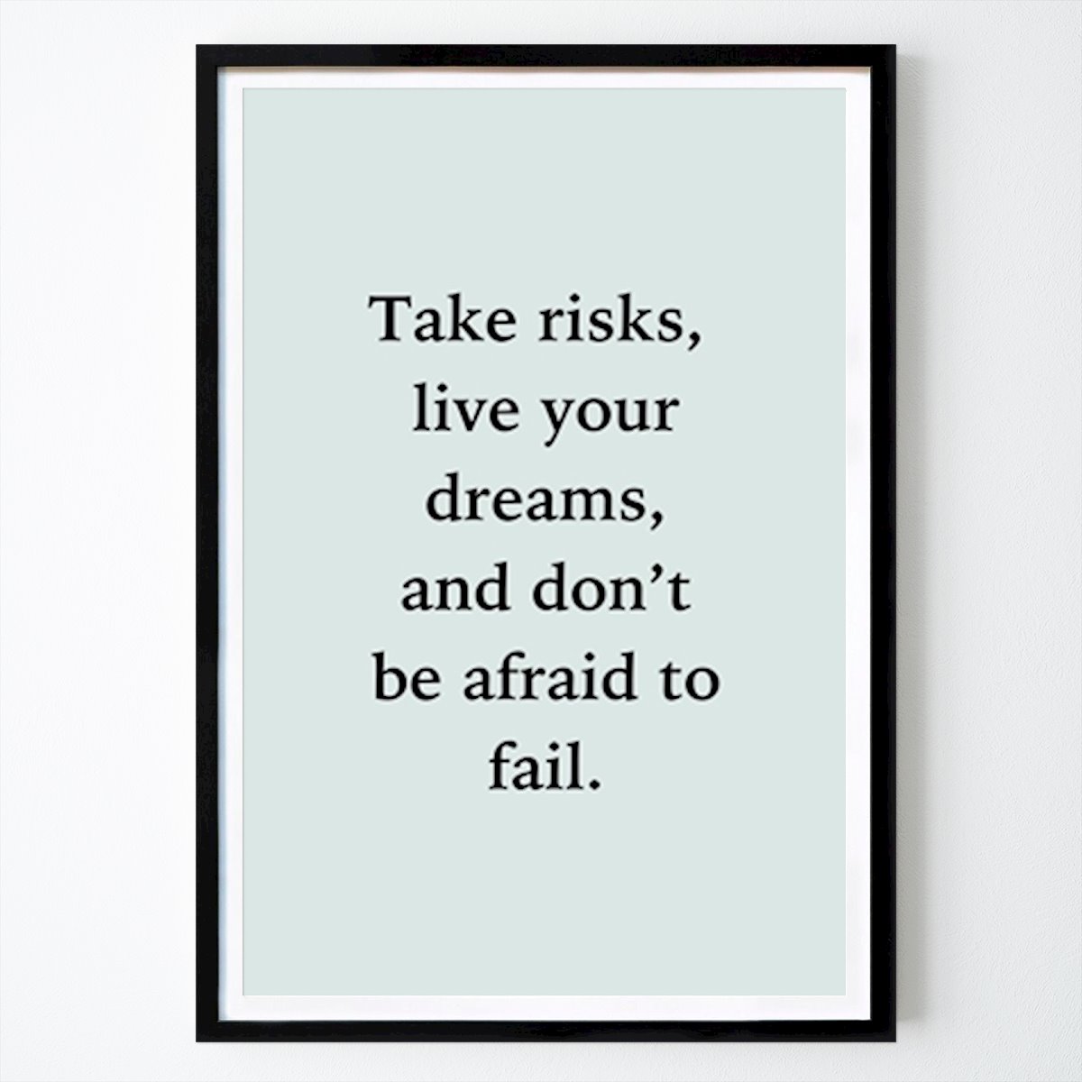 Konstnärlig Poster: Text art motivation av Olla