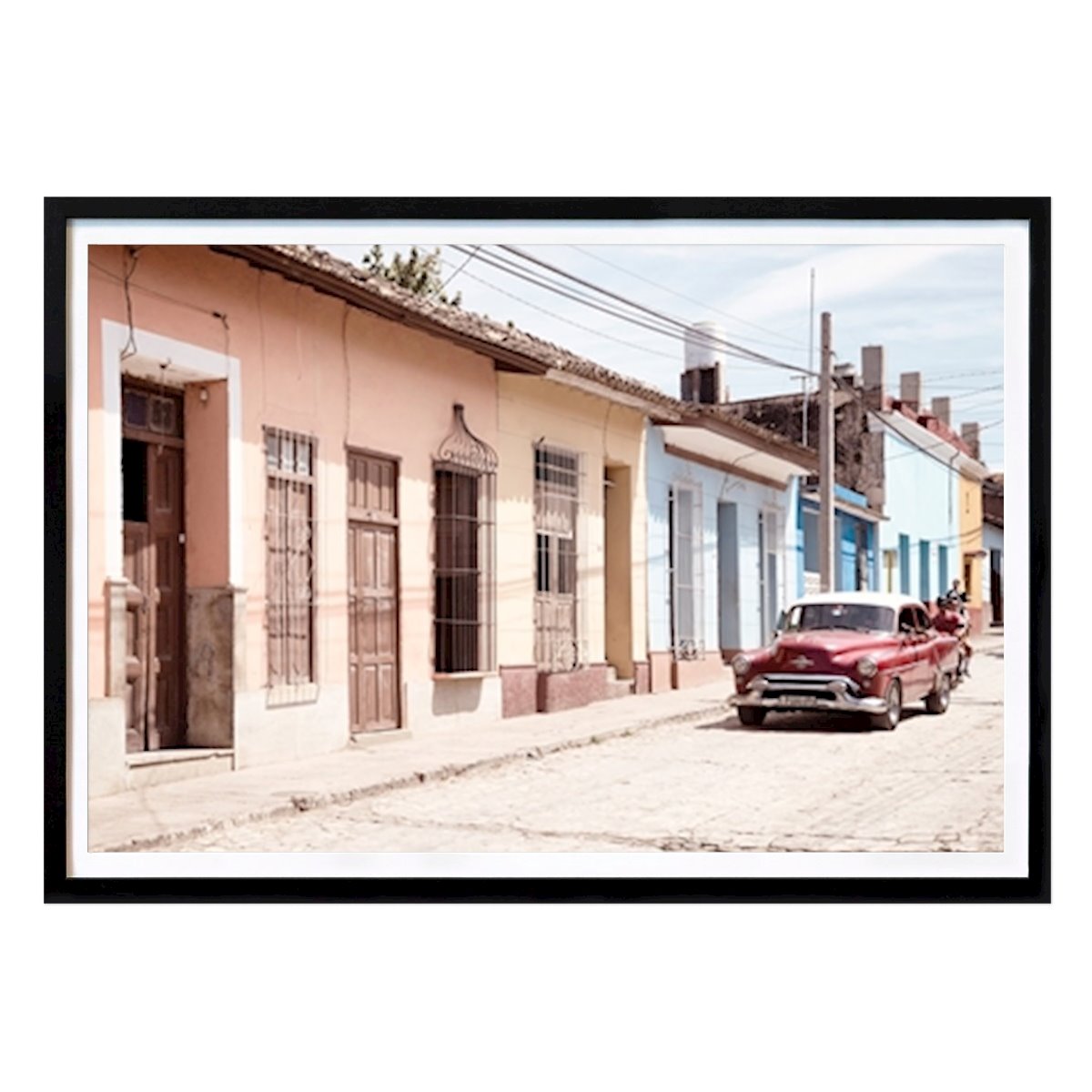 Places & Cities Poster: Pastel Street Scene by Philippe HUGONNARD