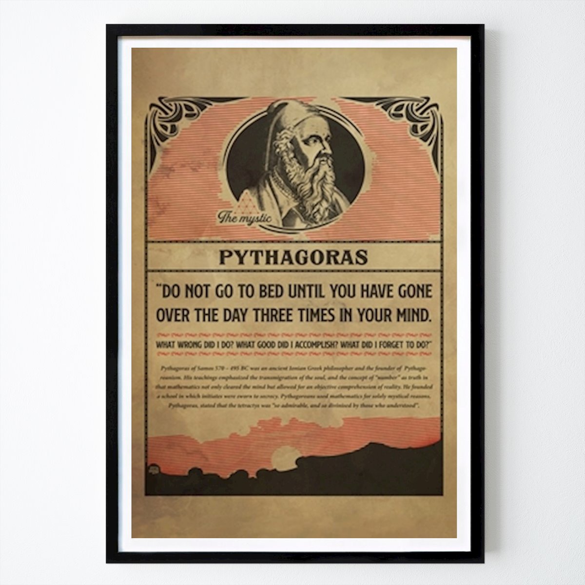 Sprüche Poster: Pythagoras Zitat #2840706 von Dion Gem