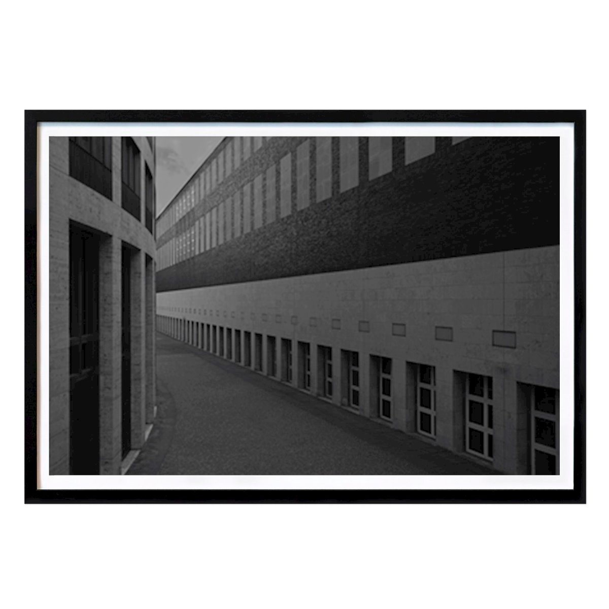 Arquitectura & Diseño Póster: A modern building in B/W de Karsten Schumacher