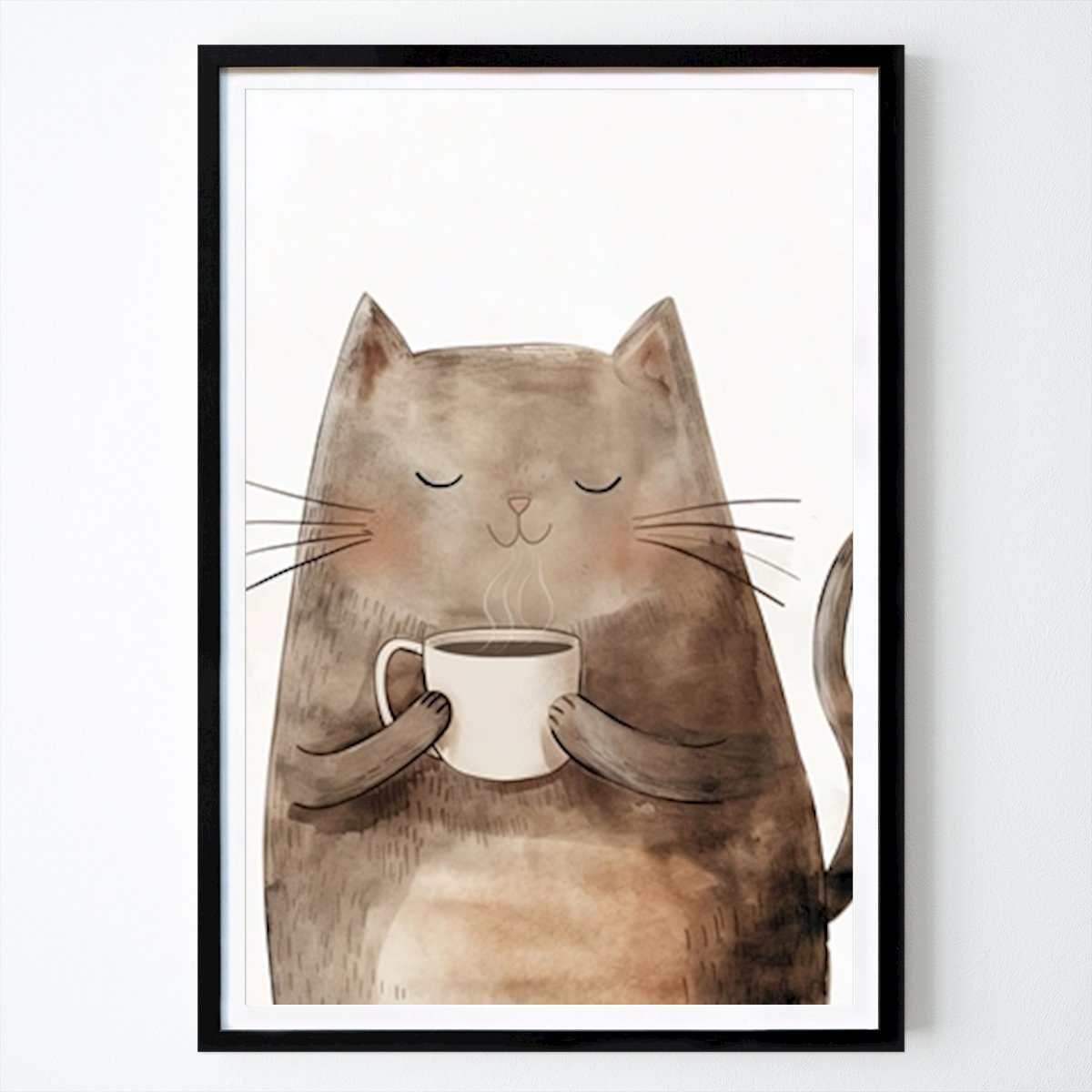 Illustratie Poster: Cozy Cat Moments van Happy Kids Posters