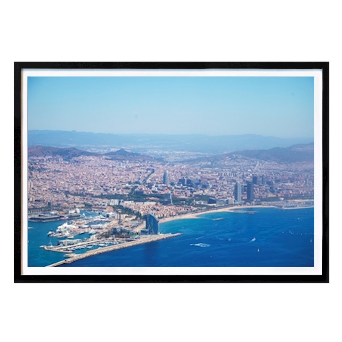 Kaupungit & Maat Juliste: Barcelona tekijänä Örjan Fredriksson