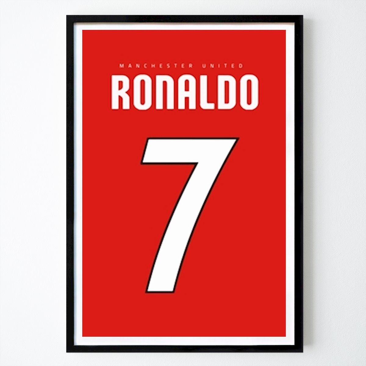 Piłka nożna Plakat: Ronaldo - Manchester United autorstwa Joker Arts