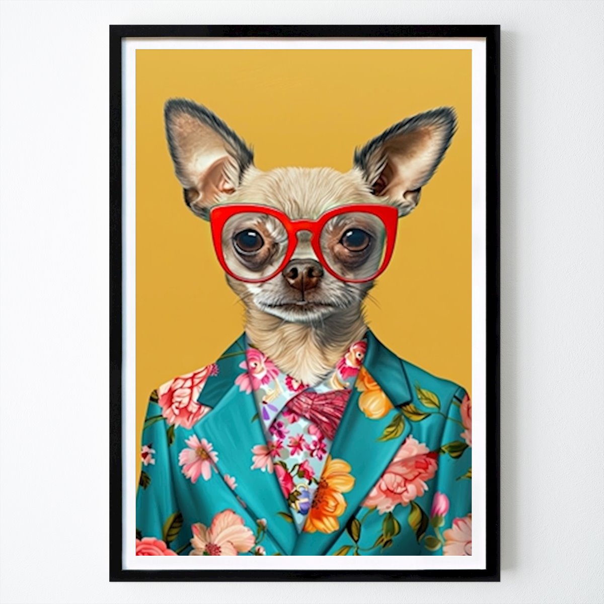 Dyr Plakat: Chihuahua i blomst av Fashionable Fauna