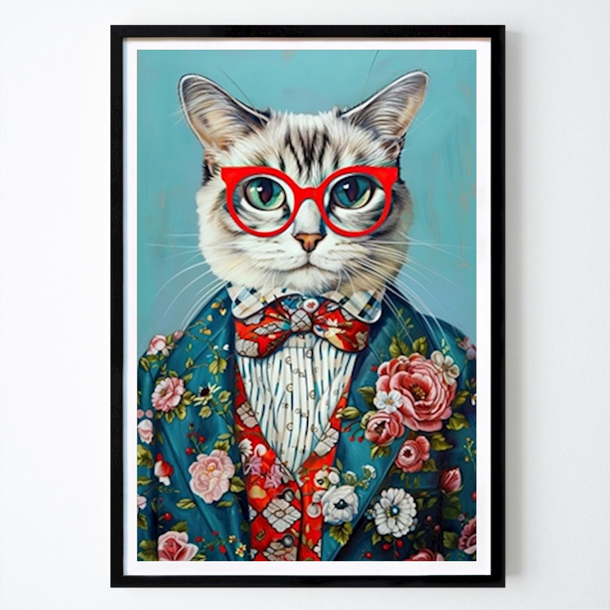 Zvíře Plakát: Elegantní kočičí móda od Fashionable Fauna