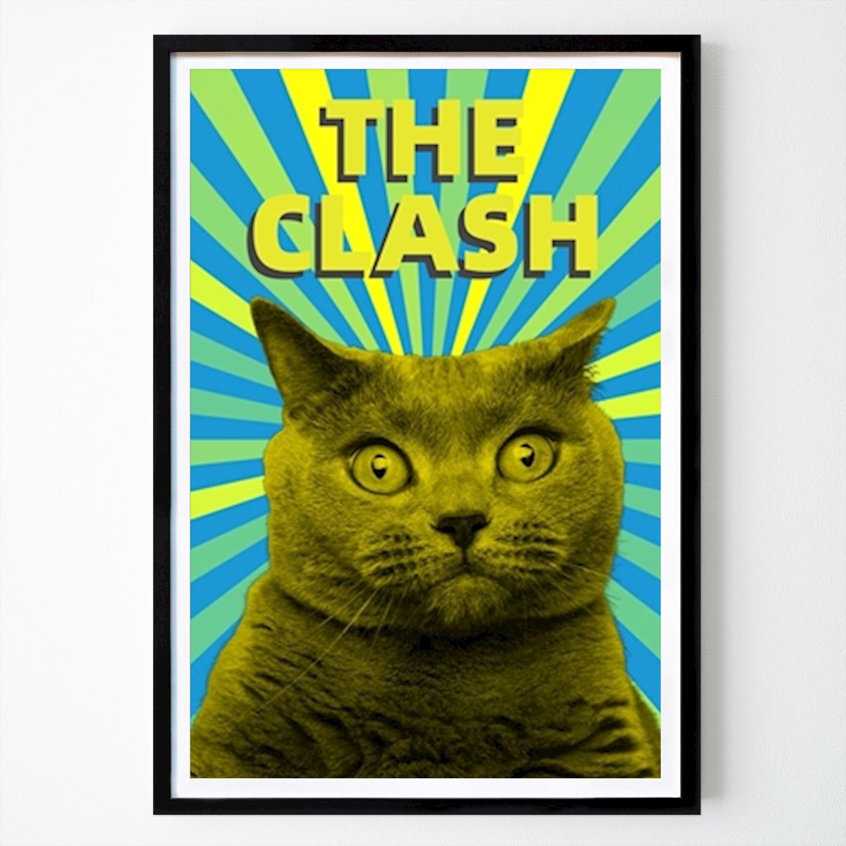 London Poster: The Clash Cat Style by KeborKebar