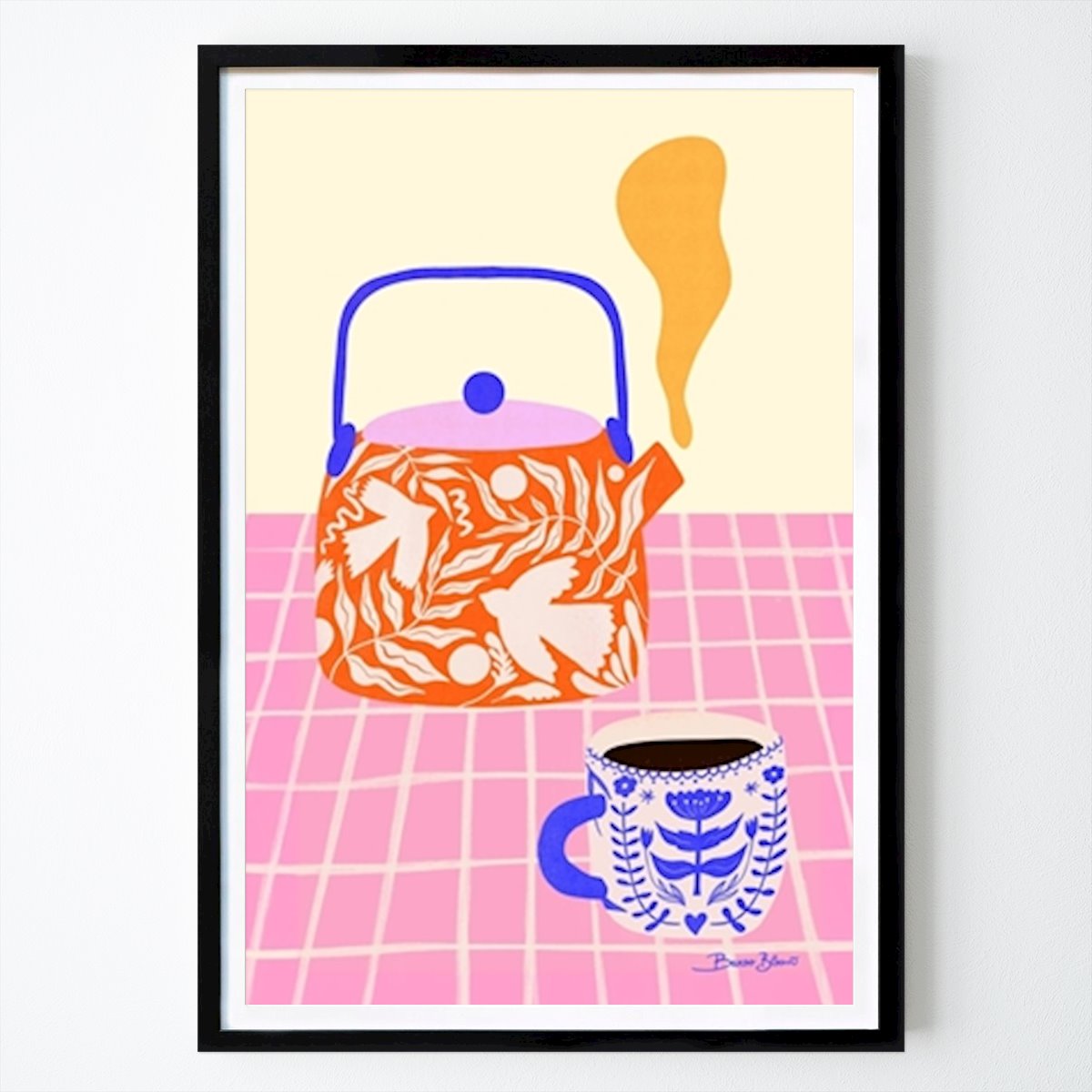 Abstrakt Plakat: Farverig gryde av Baroo Bloom