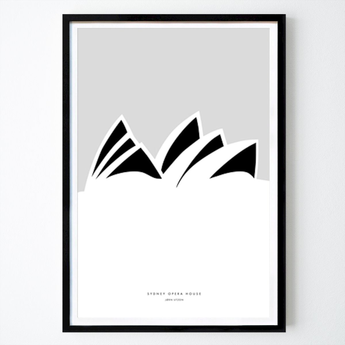 Abstract Poster: Opera House Icon Art by Rosana Laiz Blursbyai