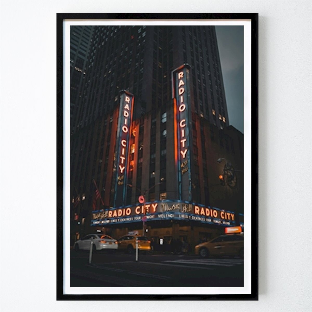 New York Poster: Radio City Music Hall by Endre Lommatzsch