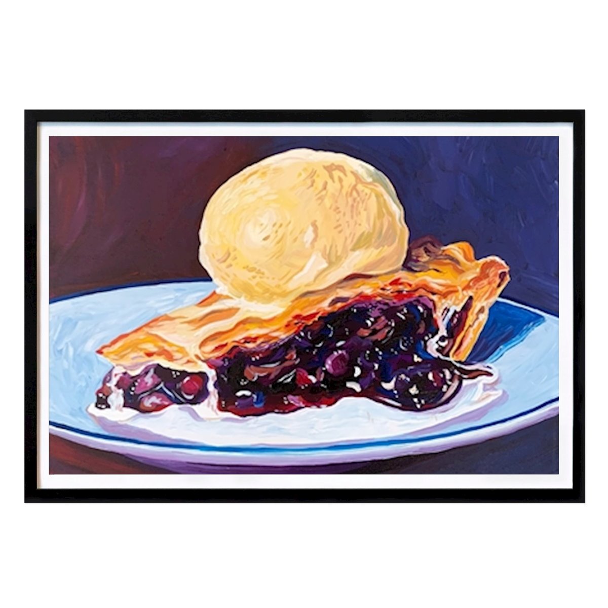 Kitchen Poster: Berry Bliss Delight by Key and Sea Creative