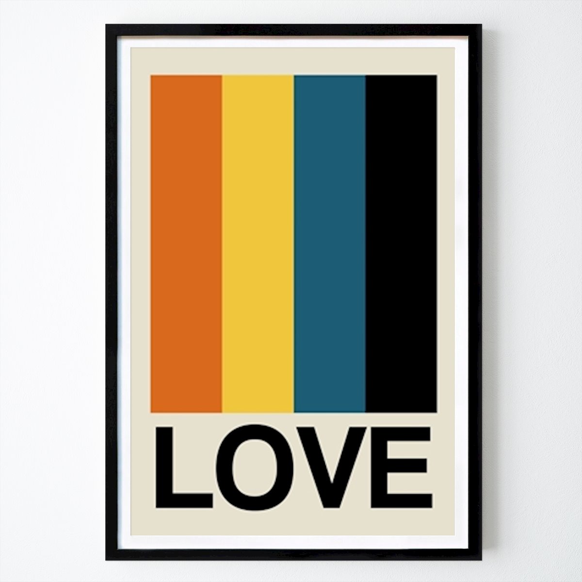 Abstraktní Plakát: Barevné milostné umění od Frances Collett