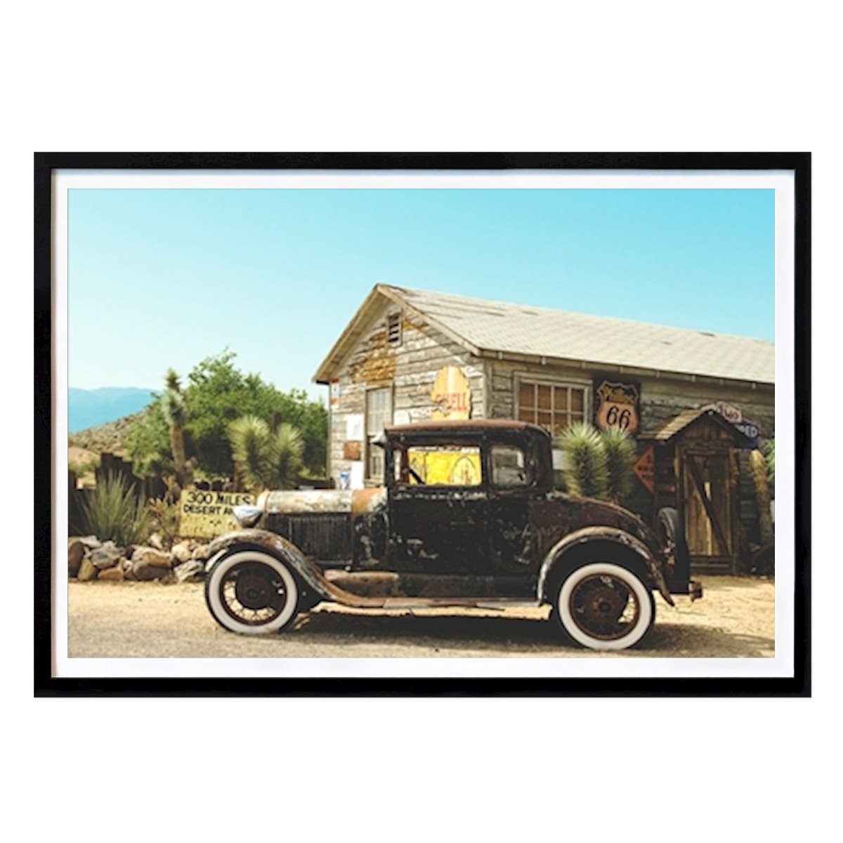 Retro & Vintage Poster: Nostalgie der Route 66 von Fadil Roze