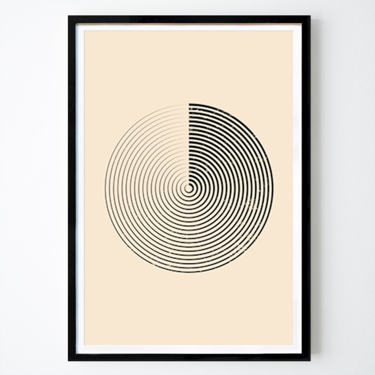 Abstract Poster: Minimal Spiral Art by Jay Stanley