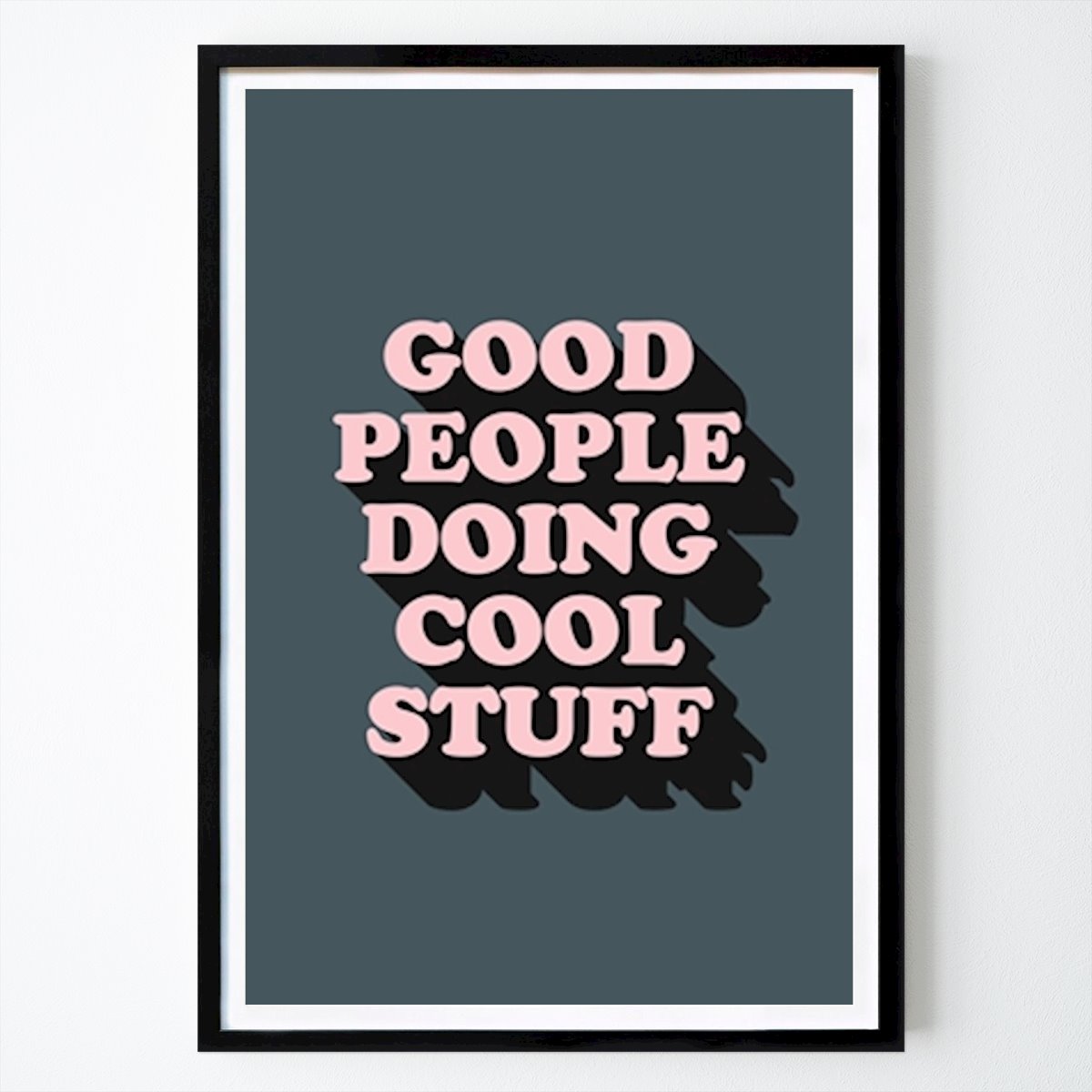 Citat & Text Poster: Coola människor, coola grejer av Frankie Kerr-Dineen