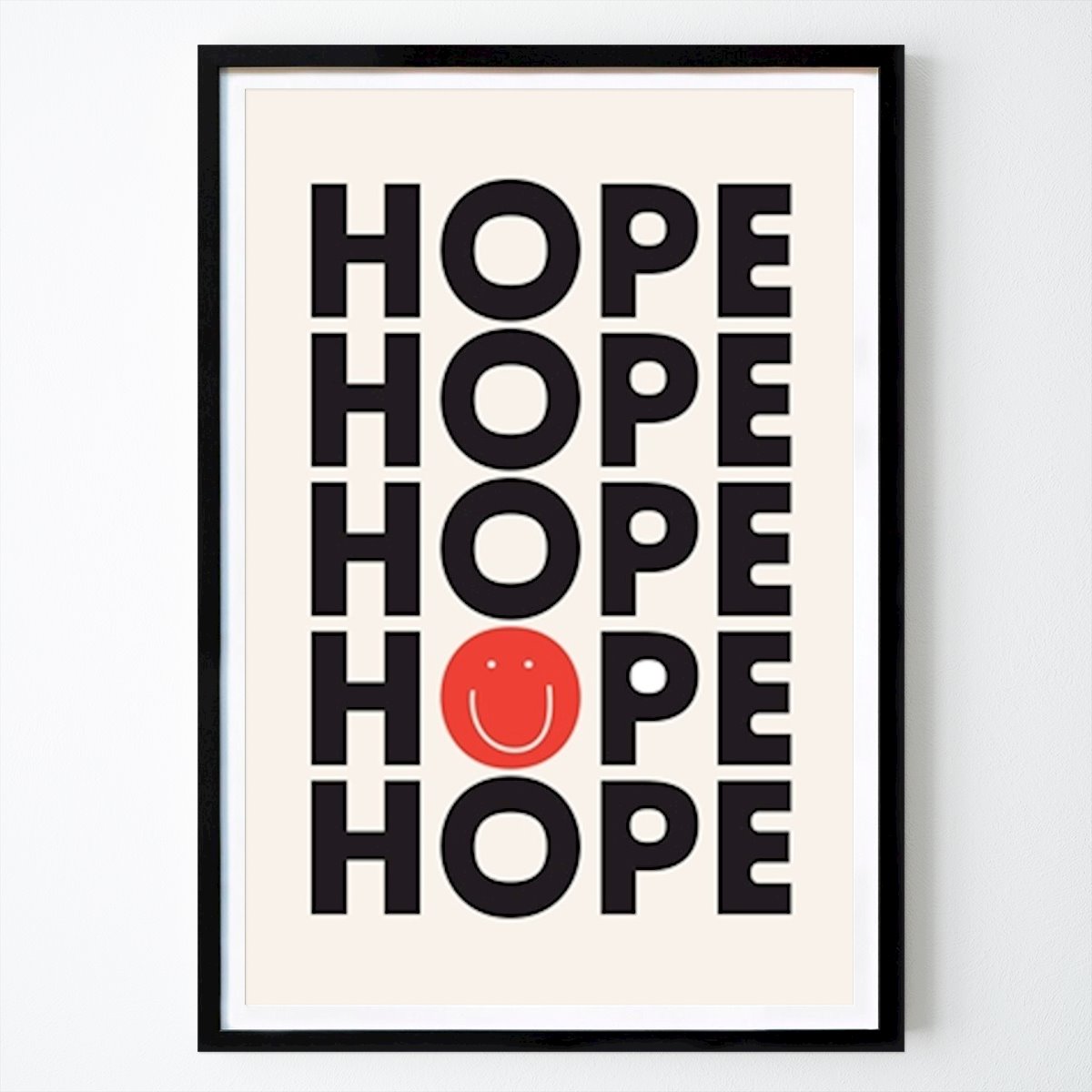 Retro & Vintage Plakat: Smiley Hope Design av Frankie Kerr-Dineen