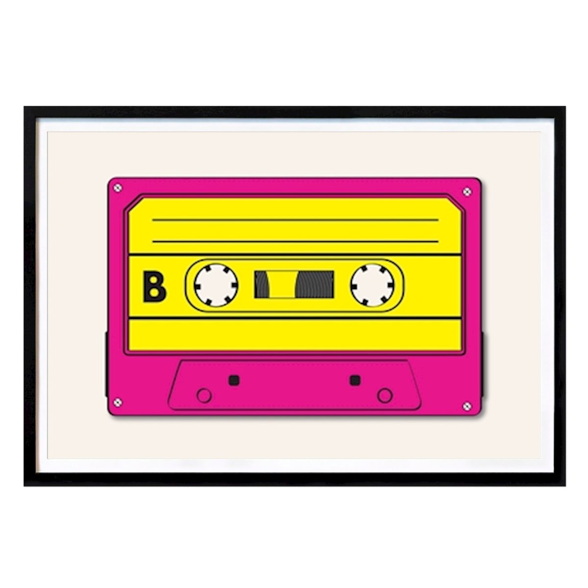 Pop Art Póster: Arte de casete retro de Frankie Kerr-Dineen