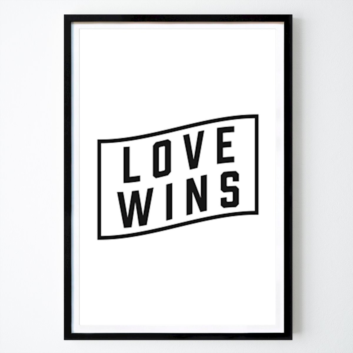People & Portrait Poster: Love Wins Banner Art by Frankie Kerr-Dineen