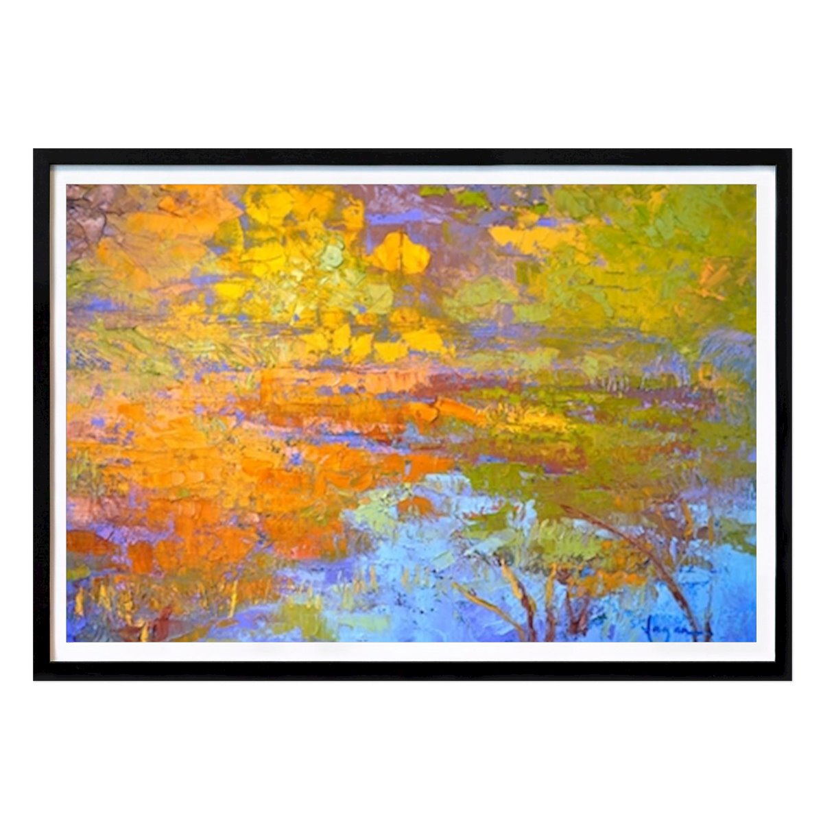 Abstrait Affiche: Éclat d’automne vibrant par Dorothy Fagan