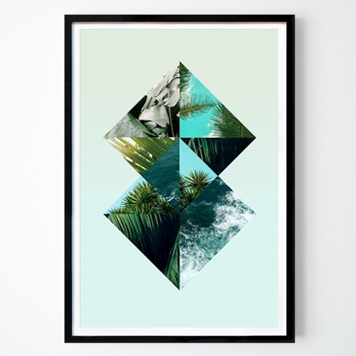 Abstract Poster: Tropical Geometric Art by Gemma Bardot