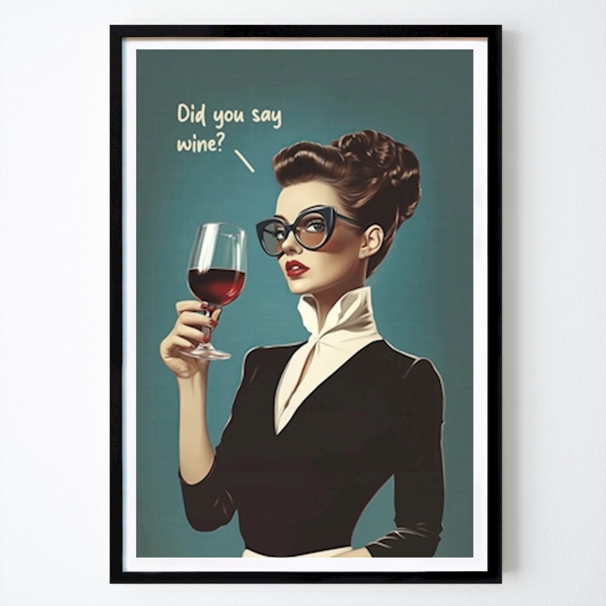 Retro & Vintage Poster: Hai detto vino? di Andreas Magnusson