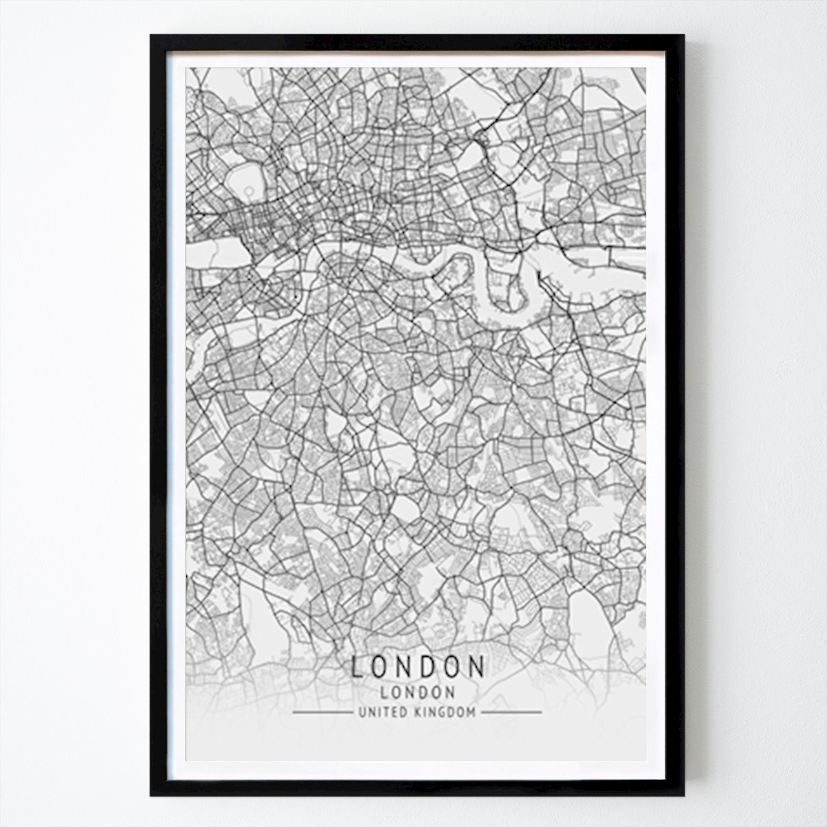 Londres Poster: London - A Timeless Map de Lars Gustafsson