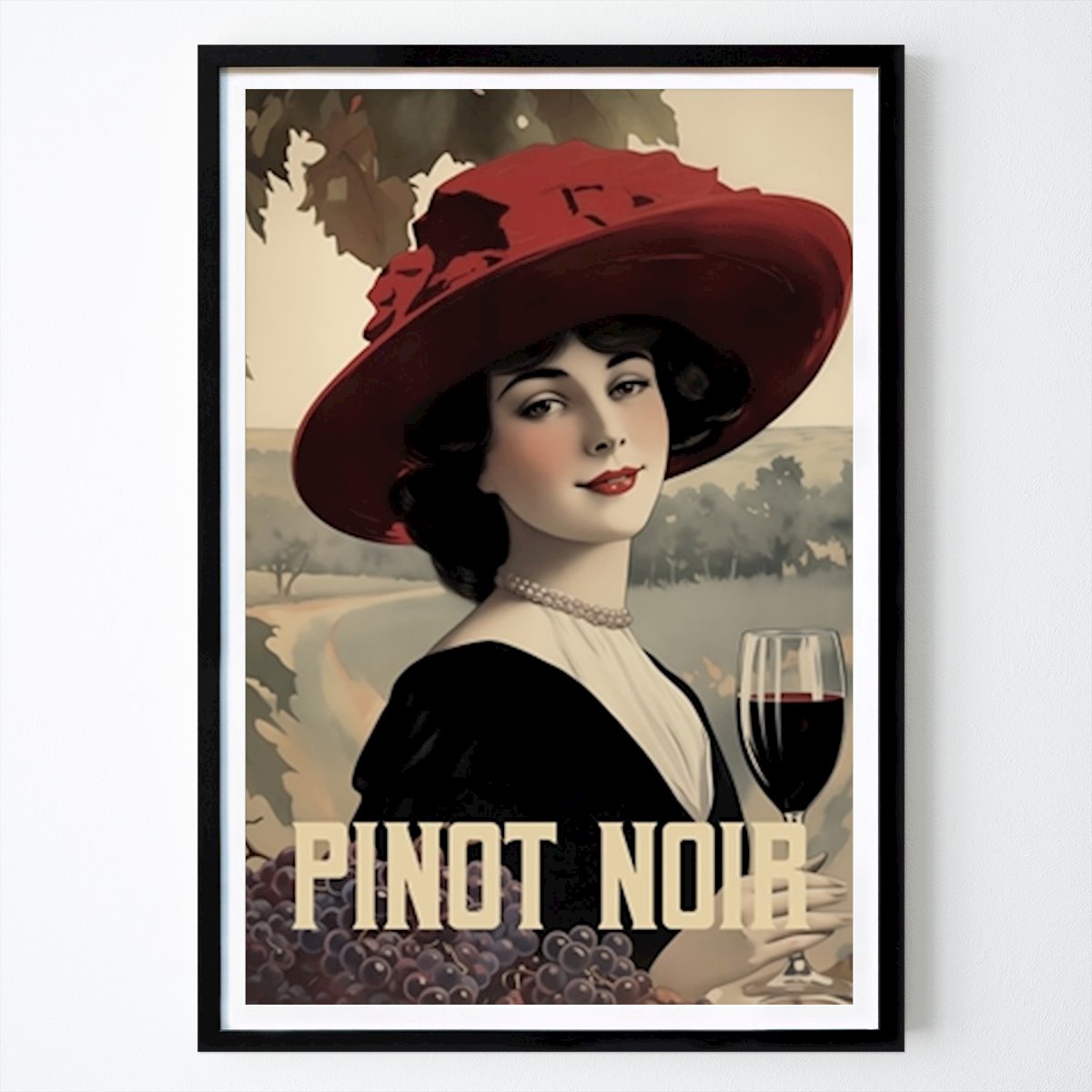 Places & Cities Poster: Pinot Noir by Andreas Magnusson