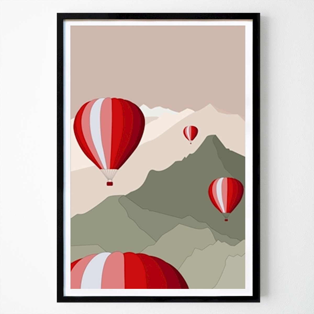 Lazer Poster: BALÕES NAS MONTANHAS de ZS