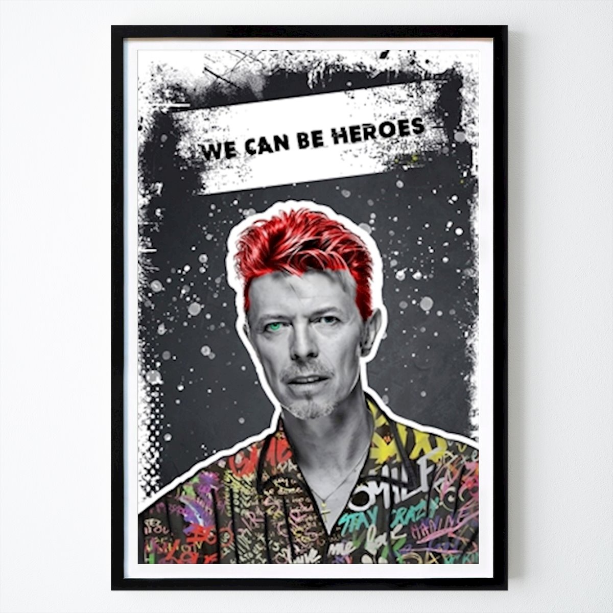 Tempo libero Poster: Possiamo essere eroi-Bowie di David Schloffer