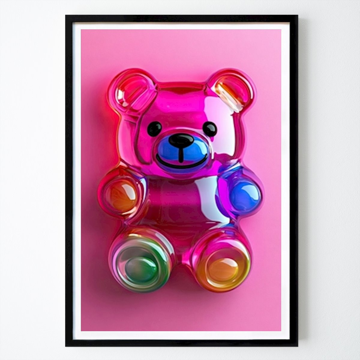 Retro & Vintage Poster: Regenbogen-Gummibärchen von Alex Gromov