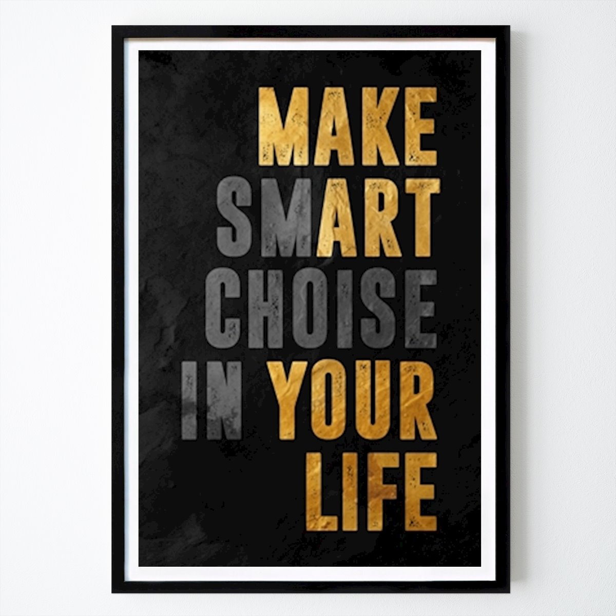 Citation & Text Poster: Make art your life by Limited Edition