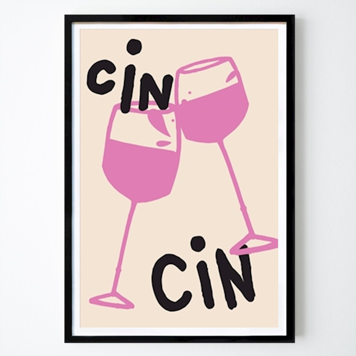 Kitchen Poster: CIN CIN by Ben Atherton