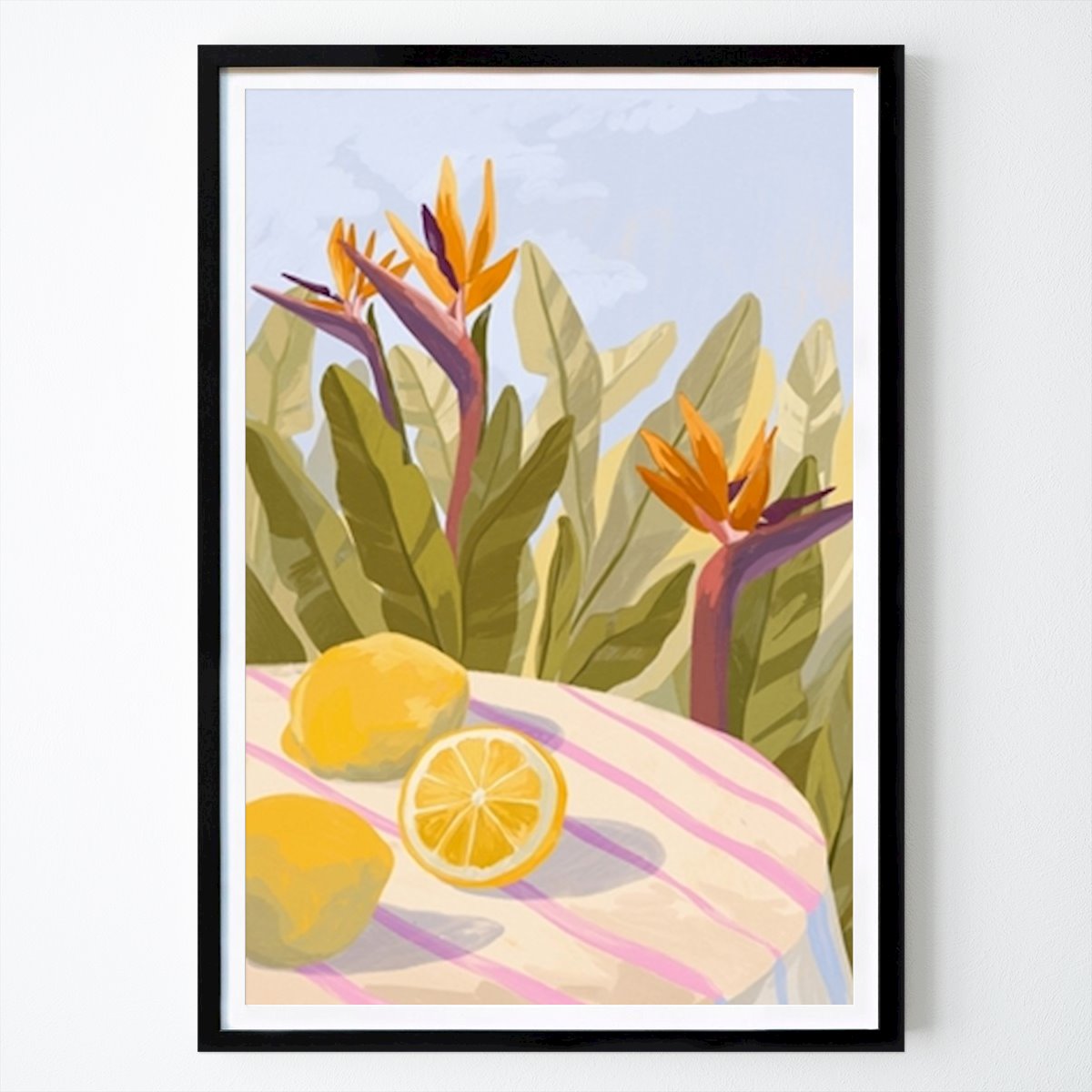 Kitchen Poster: Lemon Paradise Scene by Goed Blauw