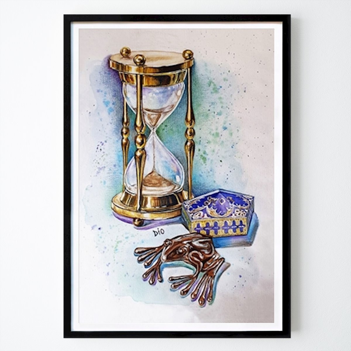 Illustration Poster: Harry Potter choklad groda av Iryna Denysenko